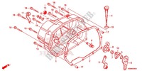CARTER MOTEUR DROIT pour Honda WAVE 110 DX, Electric start de 2013
