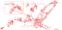 CADRE pour Honda WAVE 110 Casted wheels, Kick start de 2012