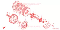 EMBRAYAGE pour Honda WAVE 100 MSR, Front disk de 2006