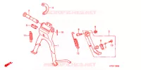 BEQUILLE pour Honda SUPER CUB 70 CUSTOM de 1999