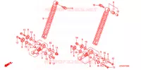 SUSPENSION AVANT pour Honda SUPER CUB 90 CUSTOM SQUARE LIGHT de 2000