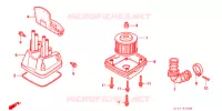 FILTRE A AIR pour Honda SUPER CUB 90 DELUXE ROUND LIGHT de 1995