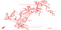 CADRE (CM) pour Honda SUPER CUB 90 CUSTOM de 2006