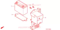 BATTERIE pour Honda SUPER CUB 90 DELUXE de 2007