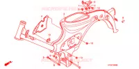 CADRE (D) pour Honda SUPER CUB 90 DELUXE de 2007