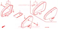 COUVERCLES LATERAUX pour Honda SUPER CUB 90 DELUXE de 2007