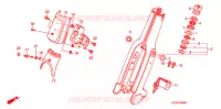 FOURCHE pour Honda SUPER CUB 90 DELUXE de 2007