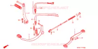 PEDALE   KICK pour Honda SUPER CUB 90 DELUXE de 2007