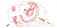 ROUE AVANT pour Honda SUPER CUB 90 DELUXE de 2007