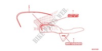 AUTOCOLLANTS pour Honda CB 1100 RED de 2013