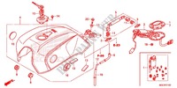 RESERVOIR A CARBURANT   POMPE A ESSENCE pour Honda CB 1100 RED de 2013