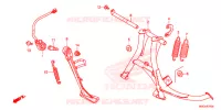 BEQUILLE pour Honda CB 1100 S ABS de 2014