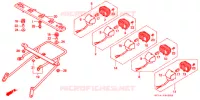 FEUX ARRIERE pour Honda CB 125 TWIN de 1990
