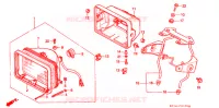 PHARE pour Honda CB 125 TWIN de 1990