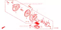 POMPE A HUILE pour Honda CB 125 TWIN de 1990