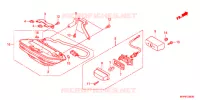 FEU ARRIERE pour Honda CB 1300 SUPER FOUR ABS WHITE de 2014