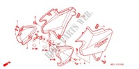 COUVERCLES LATERAUX (CB1300F/F1) pour Honda CB 1300 SUPER FOUR TYPE 2 de 2004