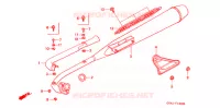 SILENCIEUX D'ECHAPPEMENT pour Honda PRESS CUB 50 DELUXE de 1993