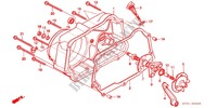 CARTER MOTEUR DROIT pour Honda SUPER CUB 90 DELUXE ROUND LIGHT de 1996