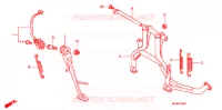 BEQUILLE pour Honda CB 1300 SUPER FOUR ABS TYPE 1 de 2007