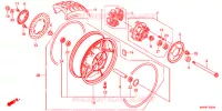 ROUE ARRIERE pour Honda CB 1300 SUPER FOUR ABS EP de 2014
