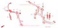 BEQUILLE pour Honda CB 1300 SUPER BOL DOR ABS WHITE de 2005