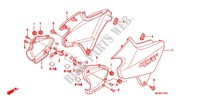 COUVERCLES LATERAUX pour Honda CB 1300 SUPER BOL DOR ABS SILVER de 2006