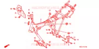 CADRE pour Honda CB 250 NIGHTHAWK de 2001