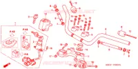 GUIDON pour Honda CB 250 NIGHTHAWK de 2001