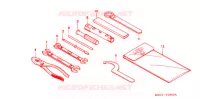 OUTIL pour Honda CB 250 NIGHTHAWK de 2001