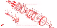 EMBRAYAGE pour Honda CB 250 NIGHTHAWK de 2004