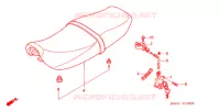 SELLE pour Honda CB 250 NIGHTHAWK de 2004
