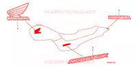 AUTOCOLLANTS pour Honda CB 250 NIGHTHAWK de 2008