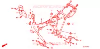 CADRE pour Honda CB 250 NIGHTHAWK de 2008