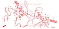 LEVIER DE GUIDON   CABLE   COMMODO pour Honda CB 250 NIGHTHAWK de 2008