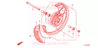 ROUE AVANT pour Honda CB 250 NIGHTHAWK de 2008