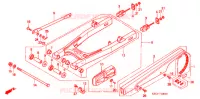BRAS OSCILLANT pour Honda CB 250 NIGHTHAWK de 1991