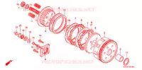 EMBRAYAGE pour Honda CB 250 NIGHTHAWK de 1991