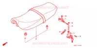 SELLE pour Honda CB 250 NIGHTHAWK de 1991
