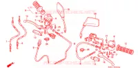 COMMODOS   POIGNEES pour Honda CB 250 NIGHTHAWK de 1992
