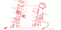 COMPTEUR pour Honda CB 250 NIGHTHAWK de 1992