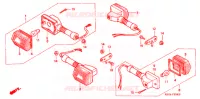 CLIGNOTANT pour Honda CB 250 NIGHTHAWK de 1993