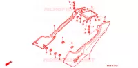 COUVERCLES LATERAUX pour Honda CB 250 NIGHTHAWK de 1999