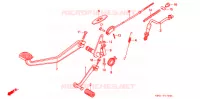 PEDALE pour Honda CB 250 NIGHTHAWK de 1999