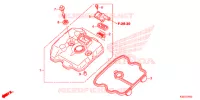 COUVRE CULASSE pour Honda CB 300 F ABS de 2015