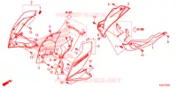 OUIES DE RADIATEUR   SABOT pour Honda CB 300 F de 2016