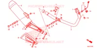 SILENCIEUX D'ECHAPPEMENT pour Honda CB 300 F de 2016