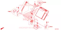 BATTERIE pour Honda CB 300 POLICE ABS 3DK de 2015
