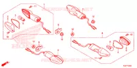 CLIGNOTANT pour Honda CB 300 POLICE ABS 3DK de 2015