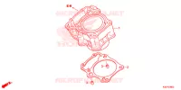 CYLINDRE pour Honda CB 300 POLICE ABS 3DK de 2015